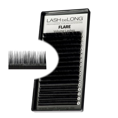 FLARE Volume Lashes D-Curl 0.07 - MIX-Box
